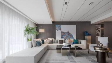 【建E公众号】首发|436㎡现代奢华叠拼别墅，打造摩登都市的优雅格调！